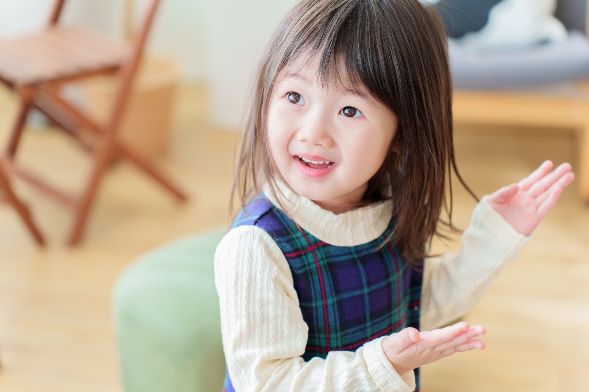 子どもとスタッフのあたたかい瞬間